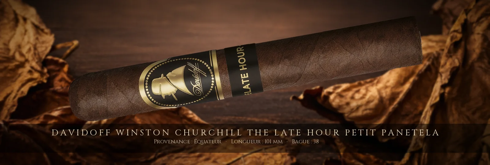 Davidoff Winston Churchill The Late Hour Petit Panetela — Davidoff — Équateur