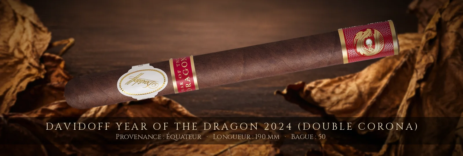 Davidoff Year Of The Dragon 2024 (Double Corona) — Davidoff — Équateur