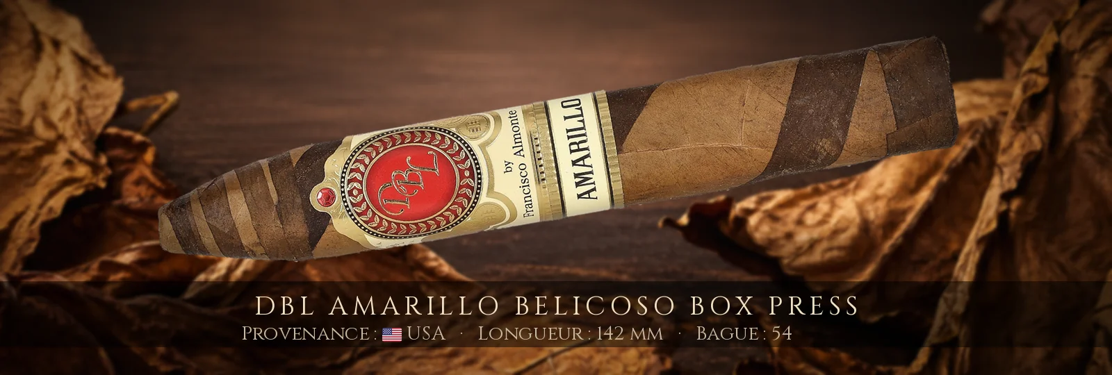 DBL Amarillo Belicoso Box Press