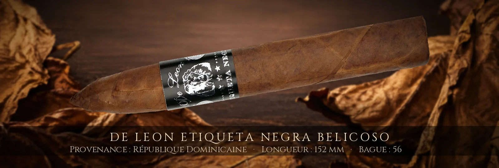 De Leon Etiqueta Negra Belicoso — De Leon — République Dominicaine