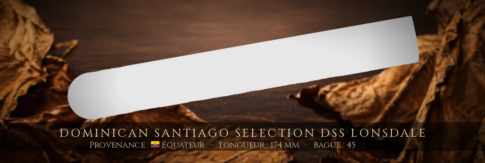 Dominican Santiago Selection DSS Lonsdale — Dominican Santiago Selection — Équateur