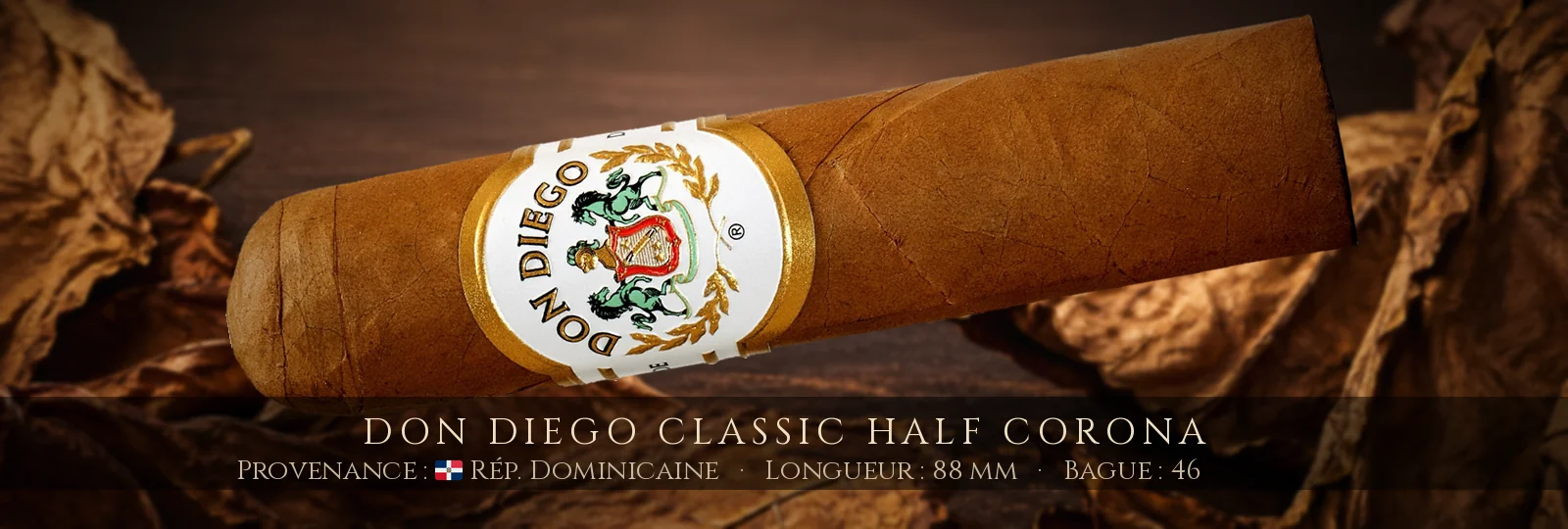 Don Diego Classic Half Corona — Don Diego — République Dominicaine