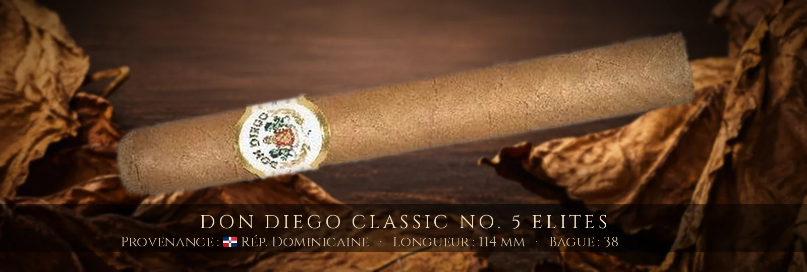 Don Diego Classic No. 5 Elites — Don Diego — République Dominicaine
