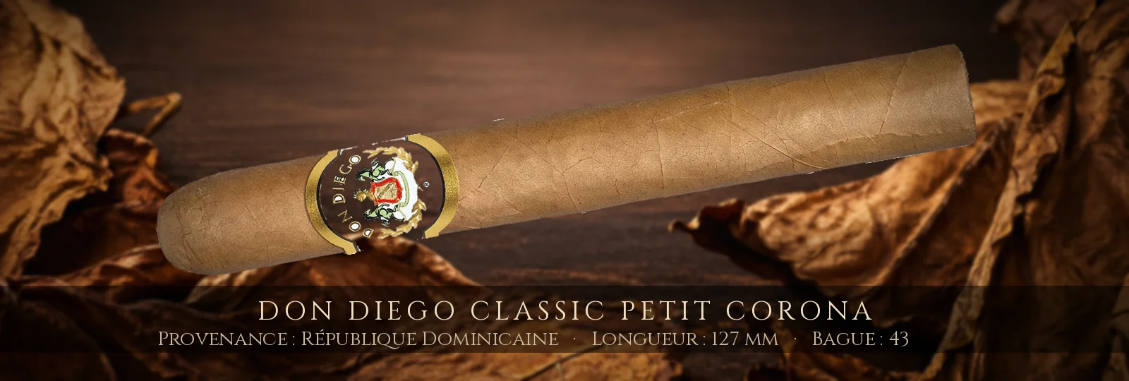 Don Diego Classic Petit Corona — Don Diego — République Dominicaine