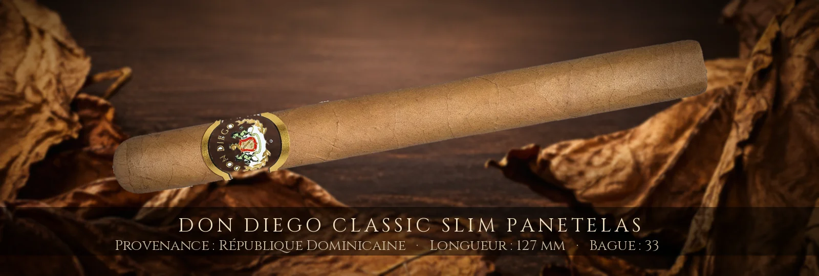 Don Diego Classic Slim Panetelas — Don Diego — République Dominicaine