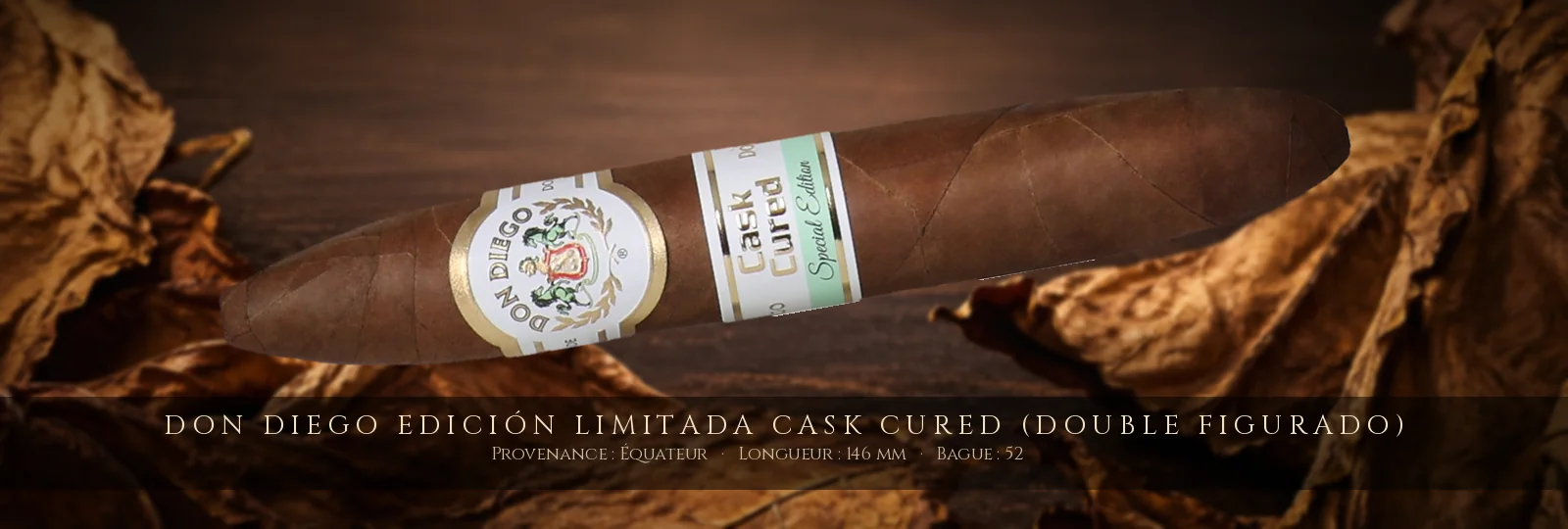 Don Diego Edición Limitada Cask Cured (Double Figurado) — Don Diego — Équateur