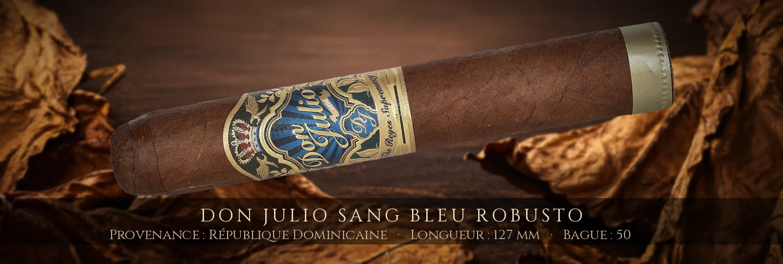 Don Julio Sang Bleu Robusto — Don Julio — République Dominicaine