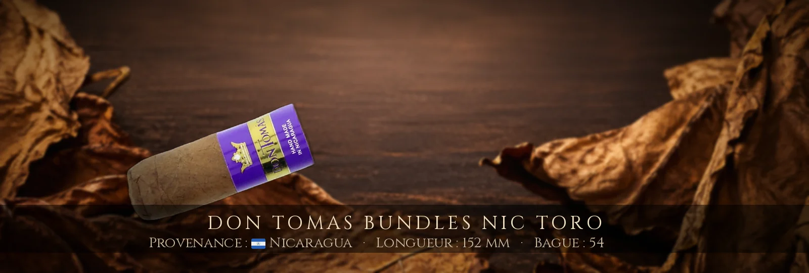 Don Tomas Bundles NIC Toro — Don Tomas — Nicaragua