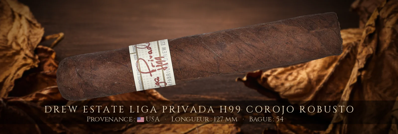 Drew Estate Liga Privada H99 Corojo Robusto — Drew Estate — USA