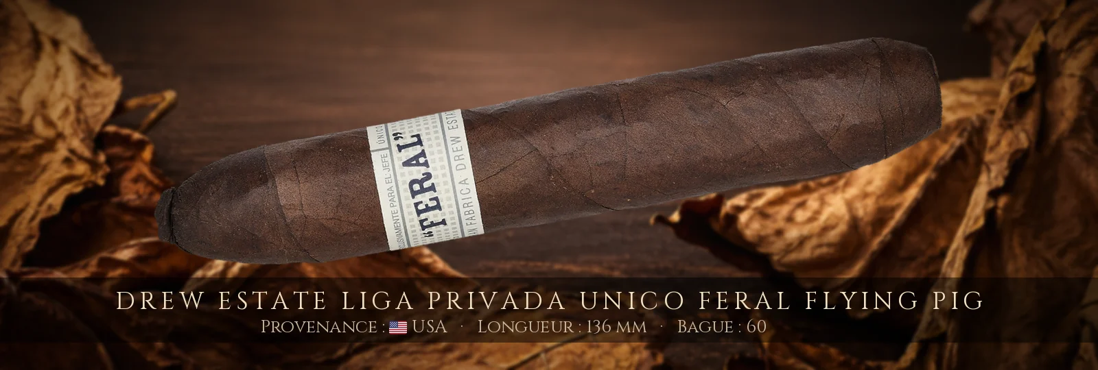 Drew Estate Liga Privada Unico Feral Flying Pig — Drew Estate — USA
