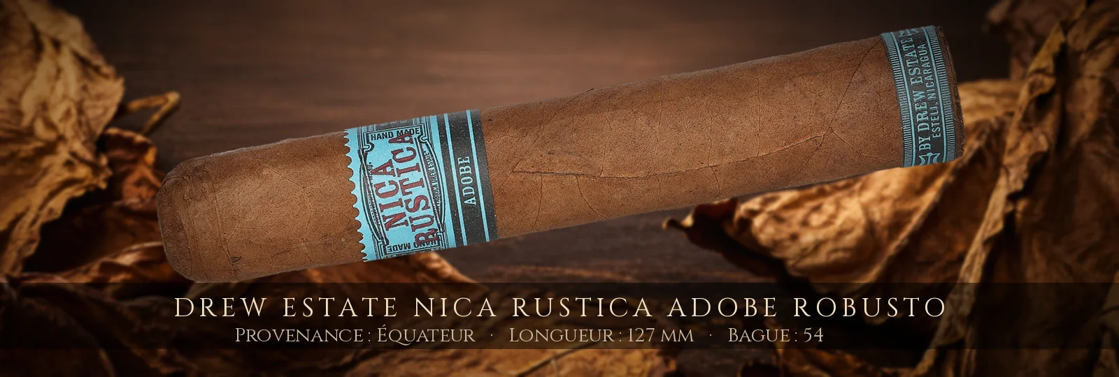 Drew Estate Nica Rustica Adobe Robusto — Drew Estate — Équateur