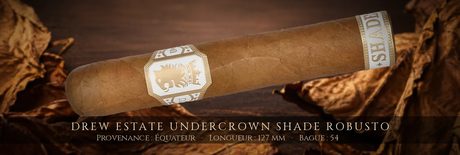 Drew Estate Undercrown Shade Robusto — Drew Estate — Équateur