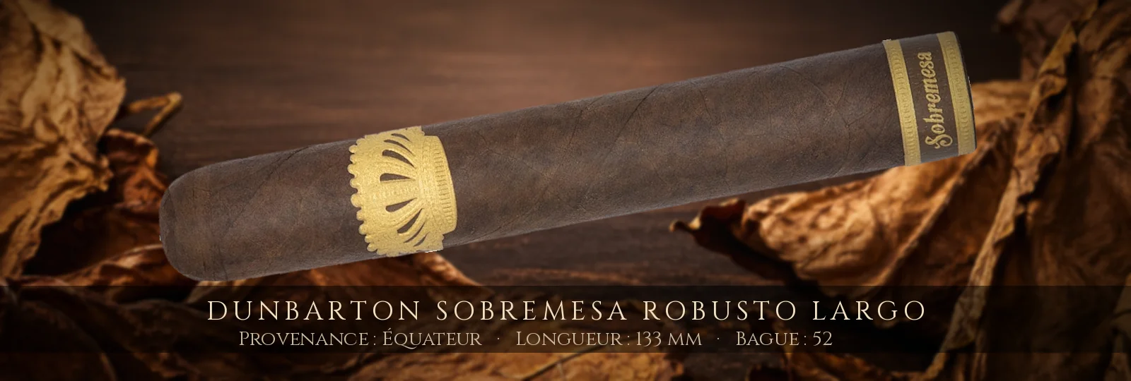 Dunbarton Sobremesa Robusto Largo — Dunbarton — Équateur