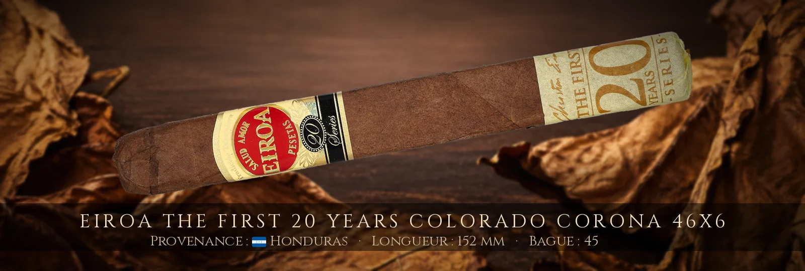 Eiroa The First 20 Years Colorado Corona 46x6 — Eiroa — Honduras