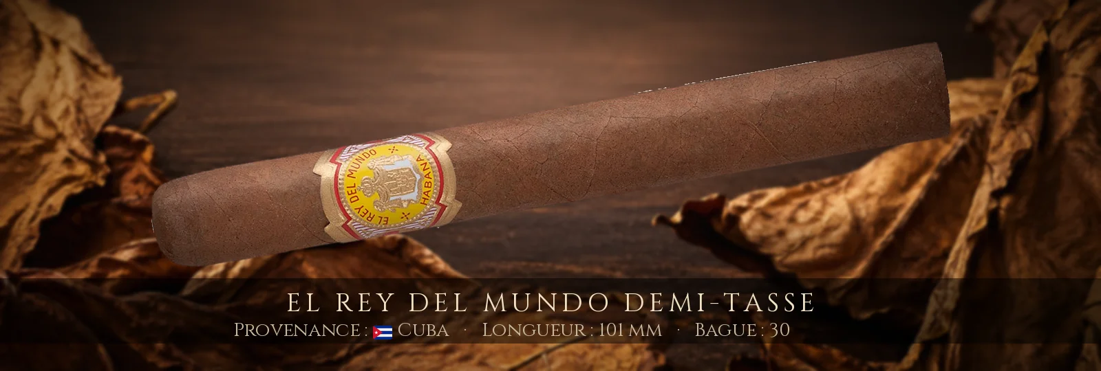 El Rey del Mundo Demi-Tasse — El Rey del Mundo — Cuba