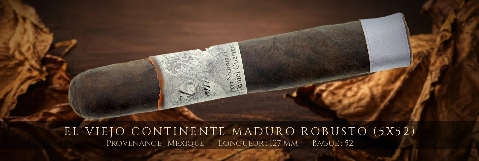 El Viejo Continente Maduro Robusto (5x52) — El Viejo Continente — Mexique