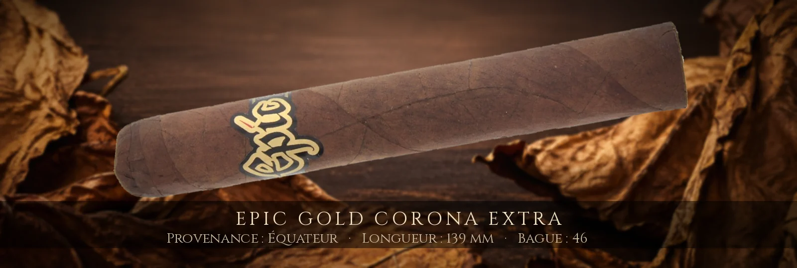 Epic Gold Corona Extra — Epic — Équateur