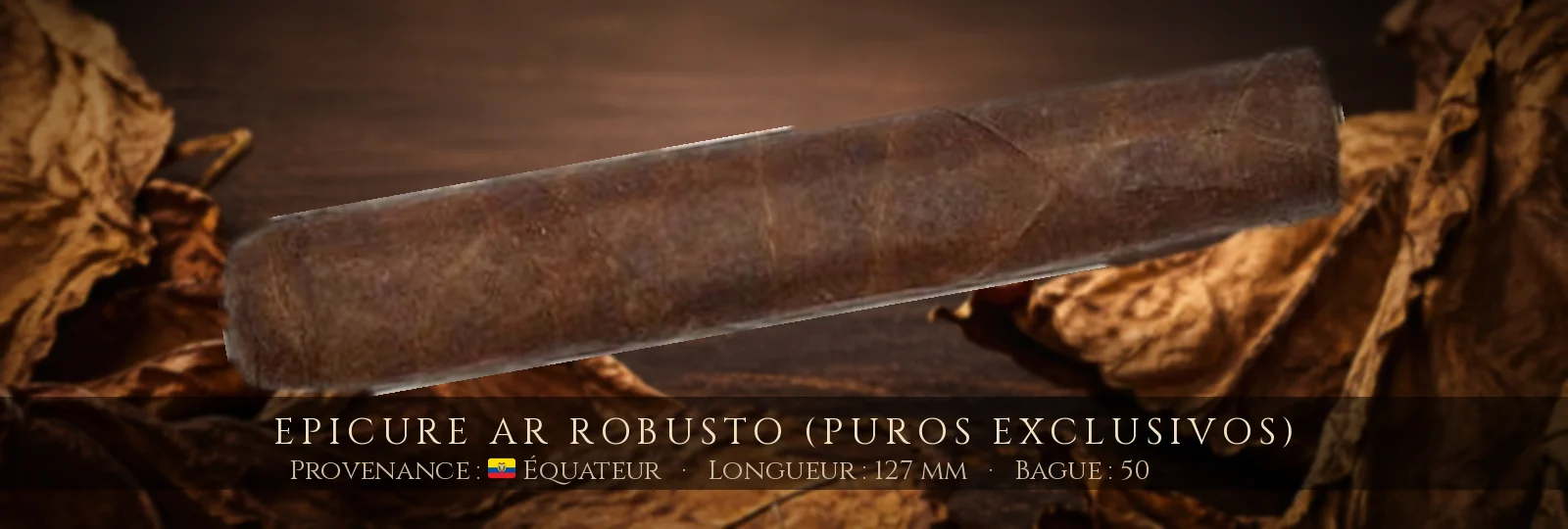 Epicure AR Robusto (Puros Exclusivos) — Epicure — Équateur