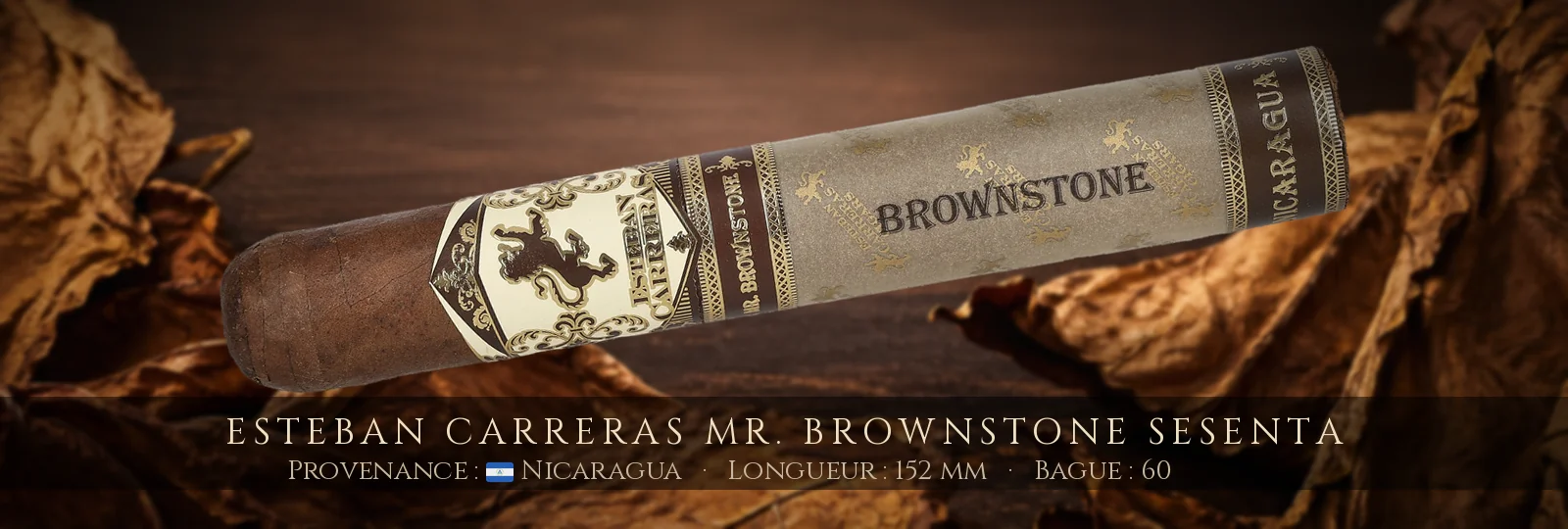 Esteban Carreras Mr. Brownstone Sesenta — Esteban Carreras — Nicaragua