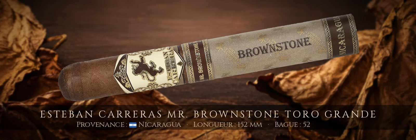 Esteban Carreras Mr. Brownstone Toro Grande — Esteban Carreras — Nicaragua