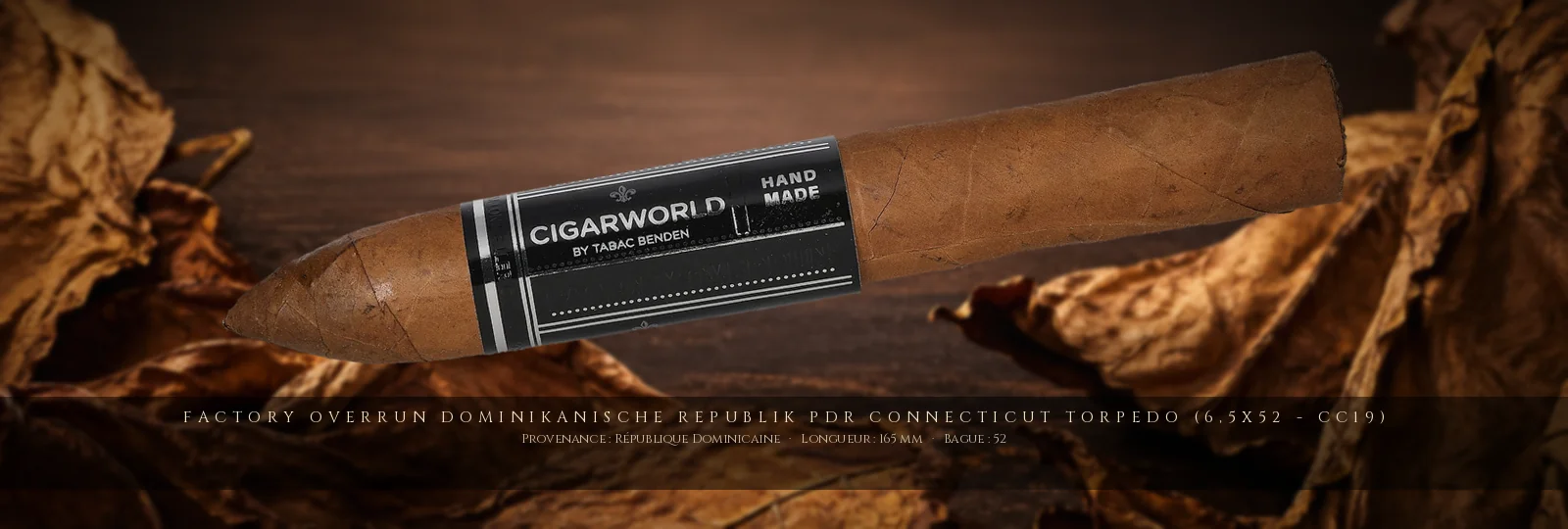 Factory Overrun Dominikanische Republik PDR Connecticut Torpedo (6,5x52 - CC19) — Factory Overrun — République Dominicaine
