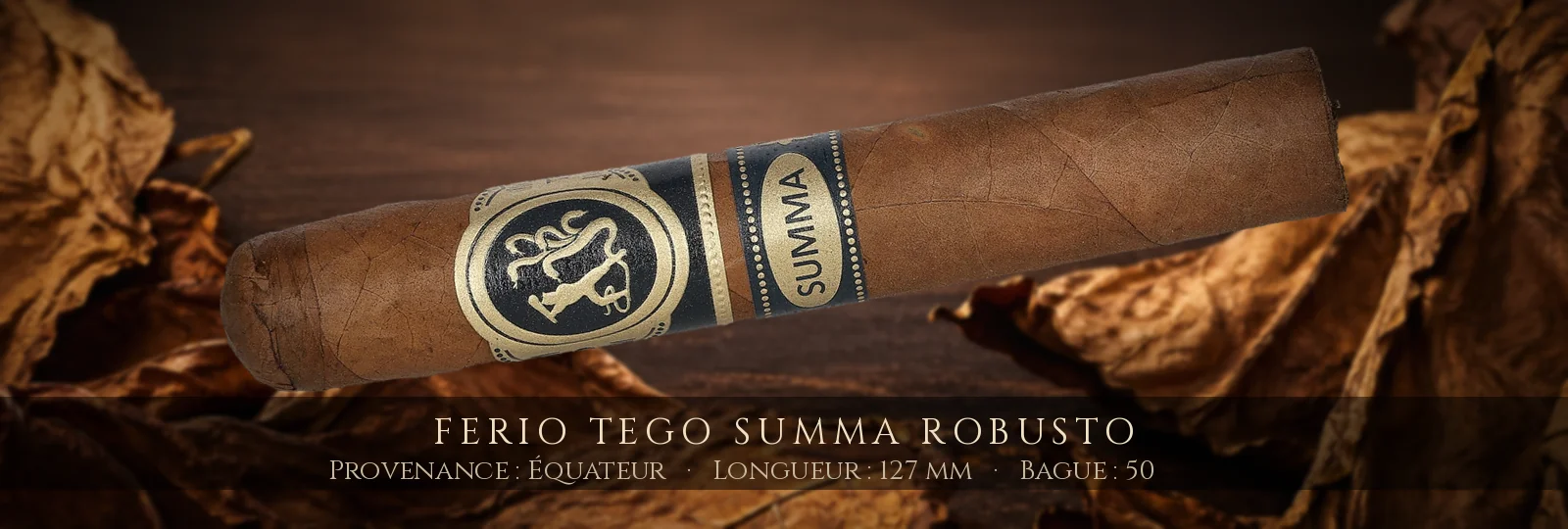 Ferio Tego Summa Robusto — Ferio Tego — Équateur