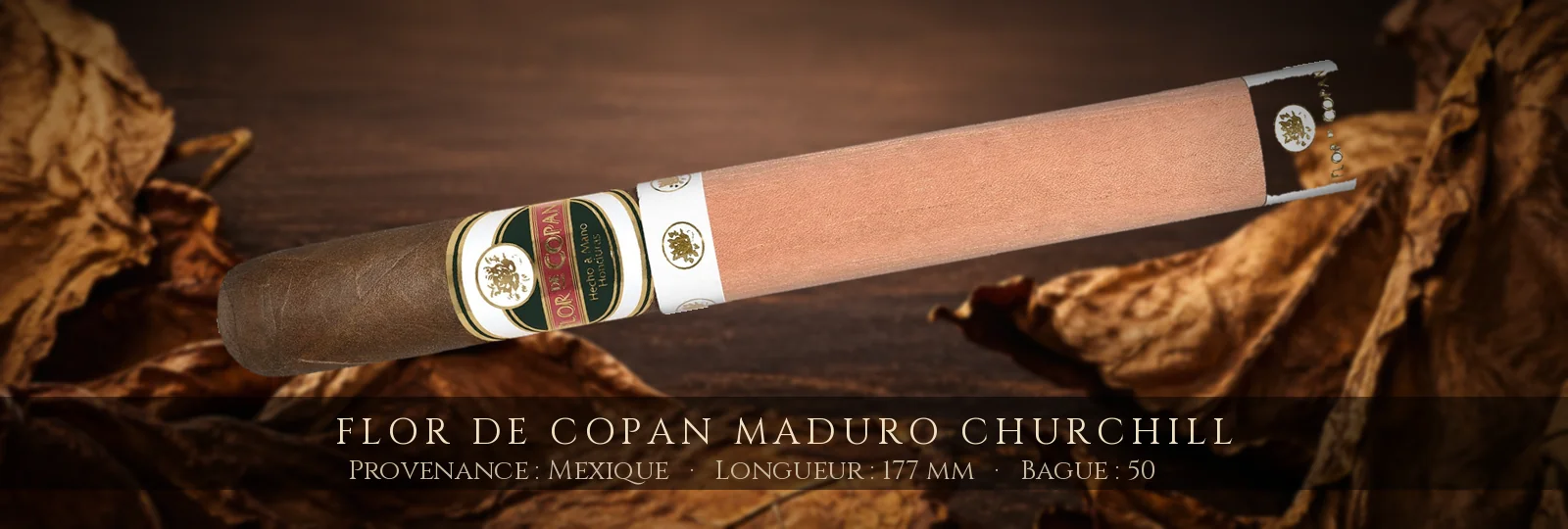 Flor de Copan Maduro Churchill — Flor de Copan — Mexique