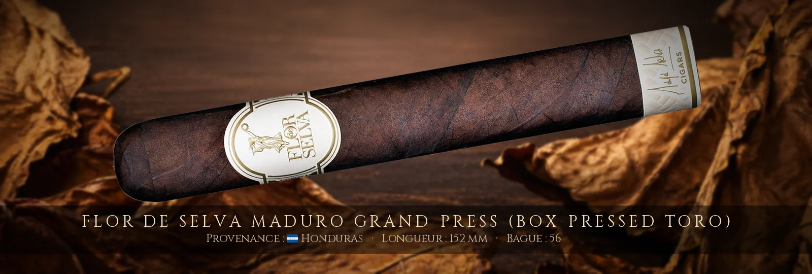 Flor de Selva Maduro Grand-Press (box-pressed Toro) — Flor de Selva — Honduras