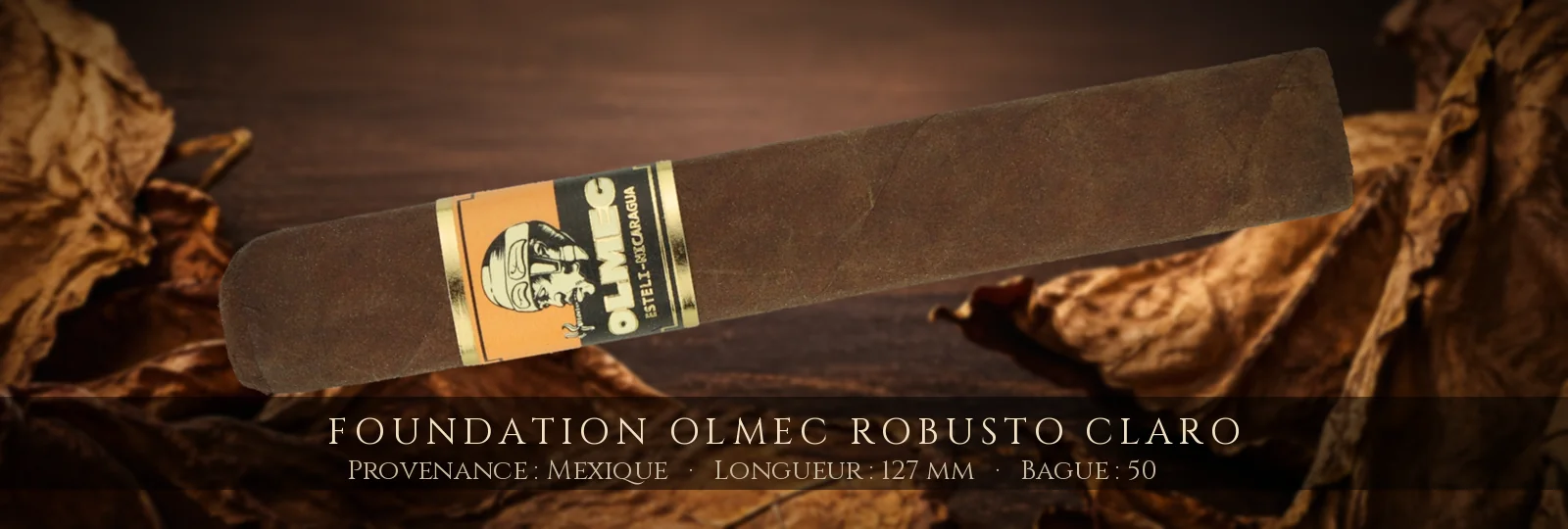 Foundation Olmec Robusto Claro — Foundation — Mexique
