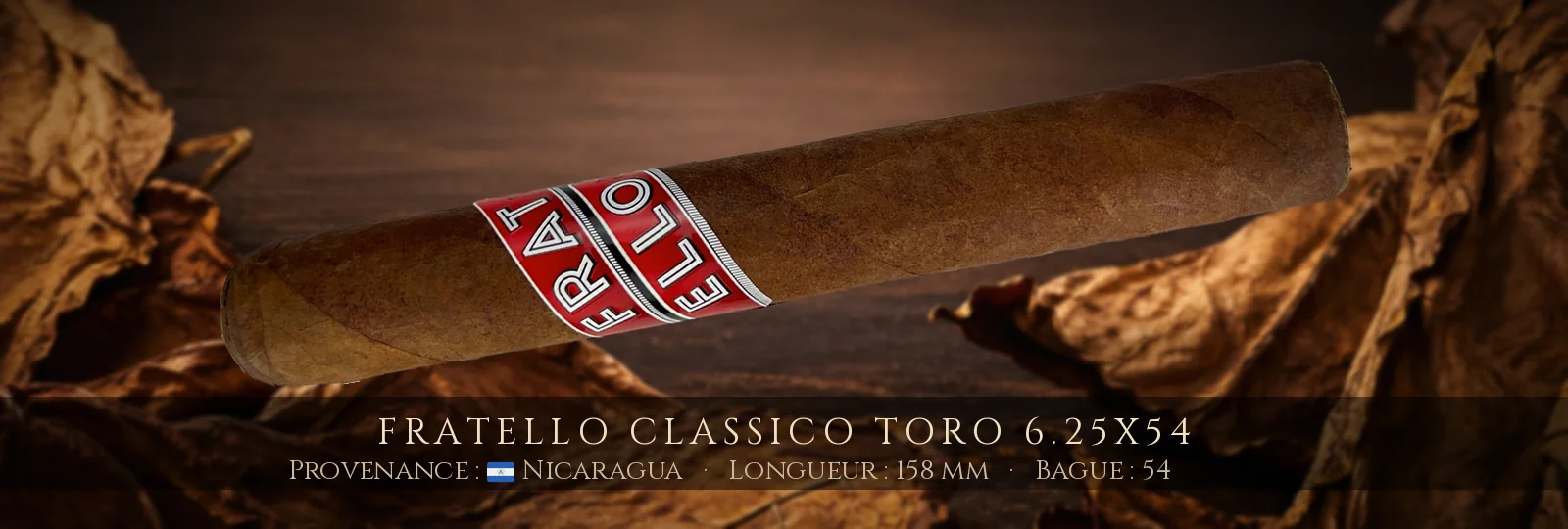 Fratello Classico Toro 6.25x54 — Fratello — Nicaragua