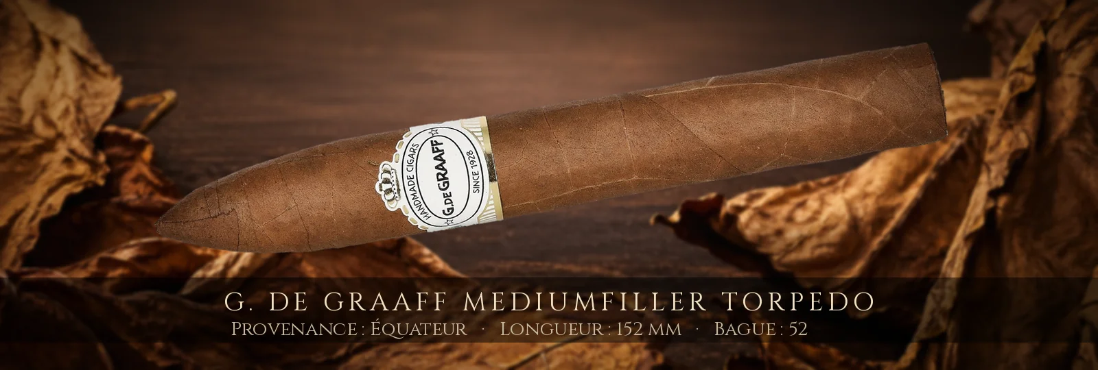 G. De Graaff mediumfiller Torpedo — G. De Graaff — Équateur