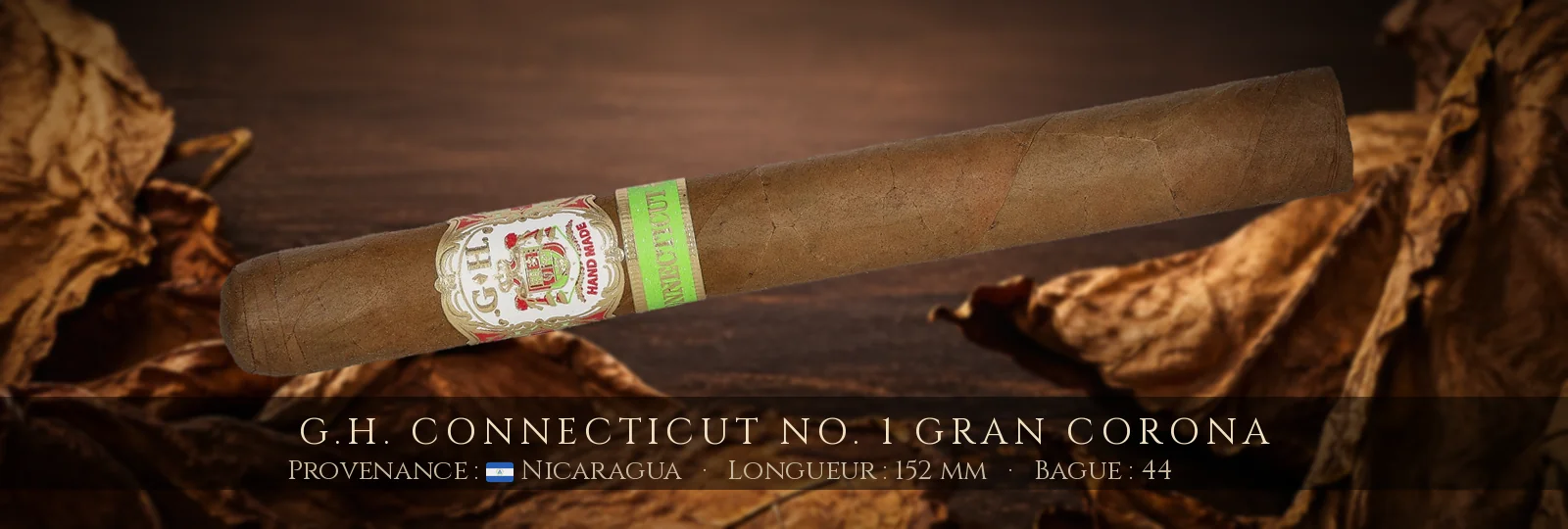 G.H. Connecticut No. 1 Gran Corona — G.H. — Nicaragua