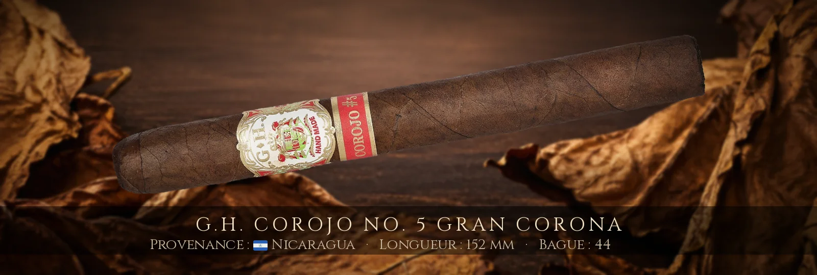 G.H. Corojo No. 5 Gran Corona — G.H. — Nicaragua