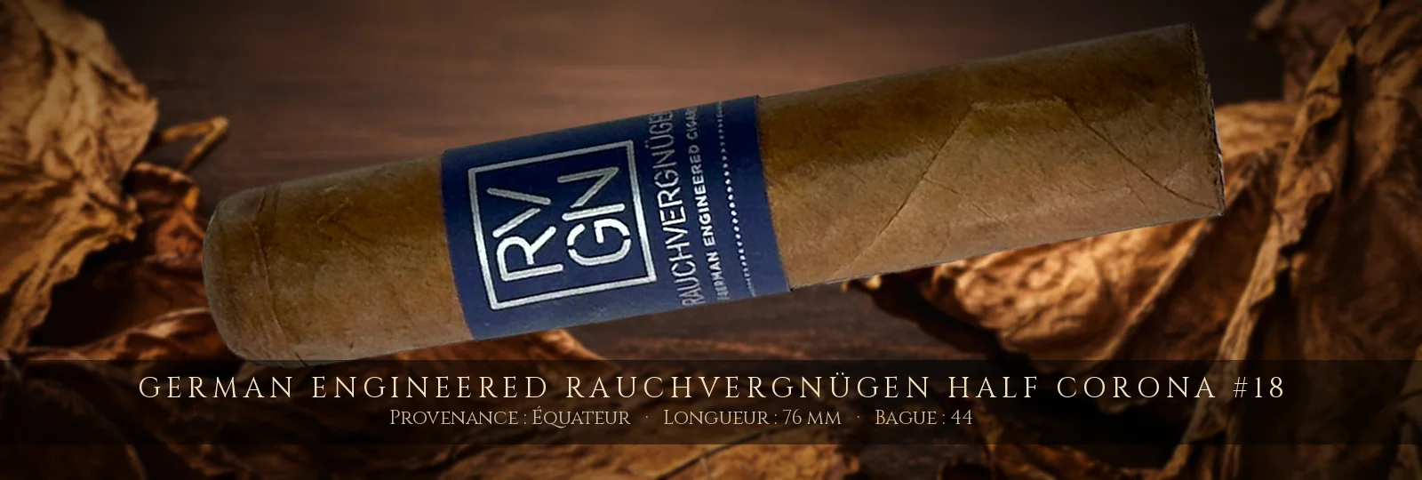 German Engineered Rauchvergnügen Half Corona #18 — German Engineered — Équateur