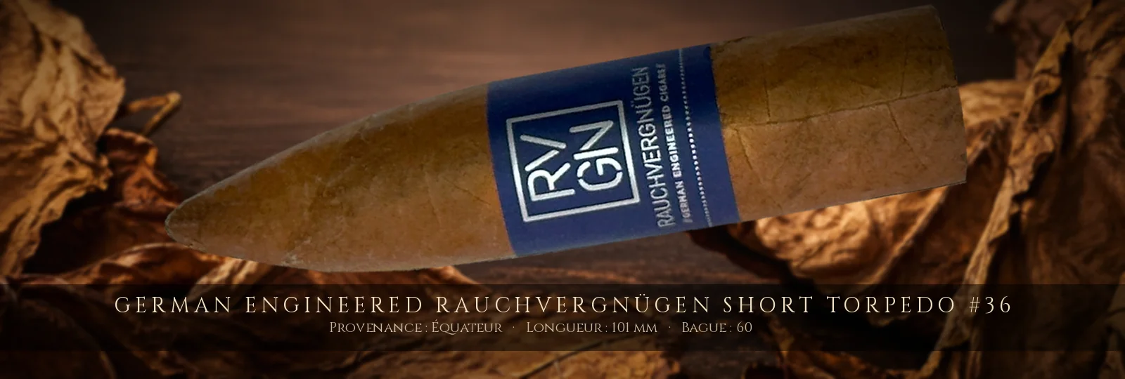 German Engineered Rauchvergnügen Short Torpedo #36 — German Engineered — Équateur