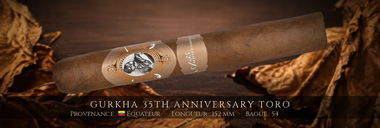 Gurkha 35th Anniversary Toro — Gurkha — Équateur