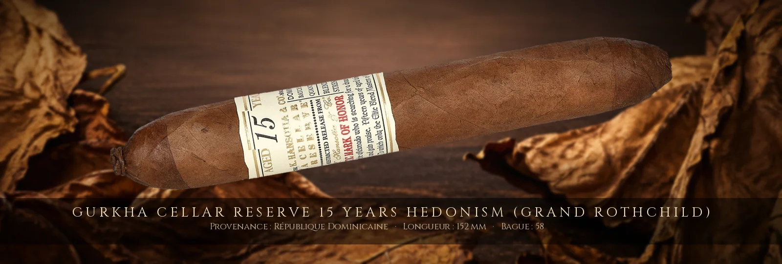 Gurkha Cellar Reserve 15 Years Hedonism (Grand Rothchild)