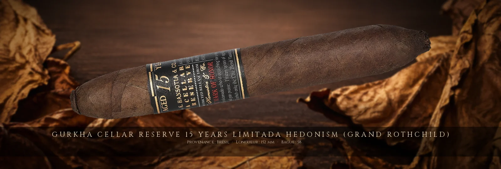 Gurkha Cellar Reserve 15 Years Limitada Hedonism (Grand Rothchild) — Gurkha — Brésil