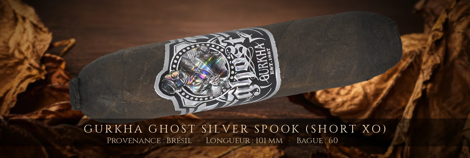 Gurkha Ghost Silver Spook (Short XO) — Gurkha — Brésil