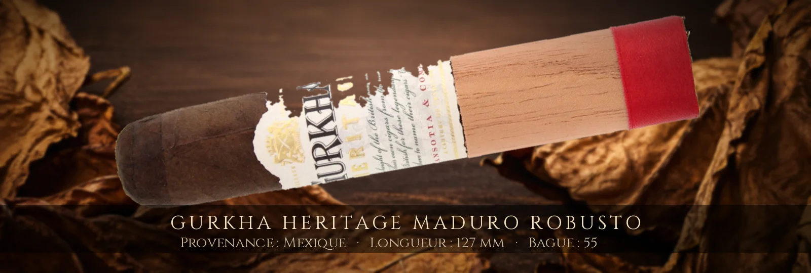 Gurkha Heritage Maduro Robusto — Gurkha — Mexique