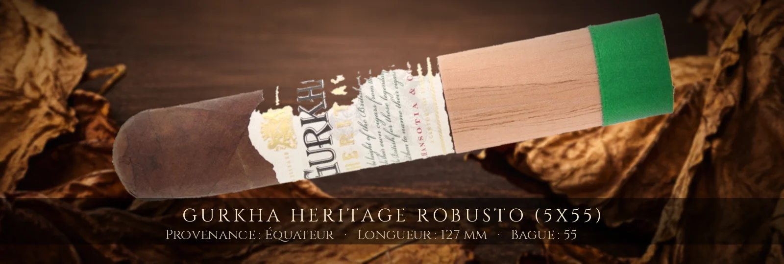 Gurkha Heritage Robusto (5x55) — Gurkha — Équateur
