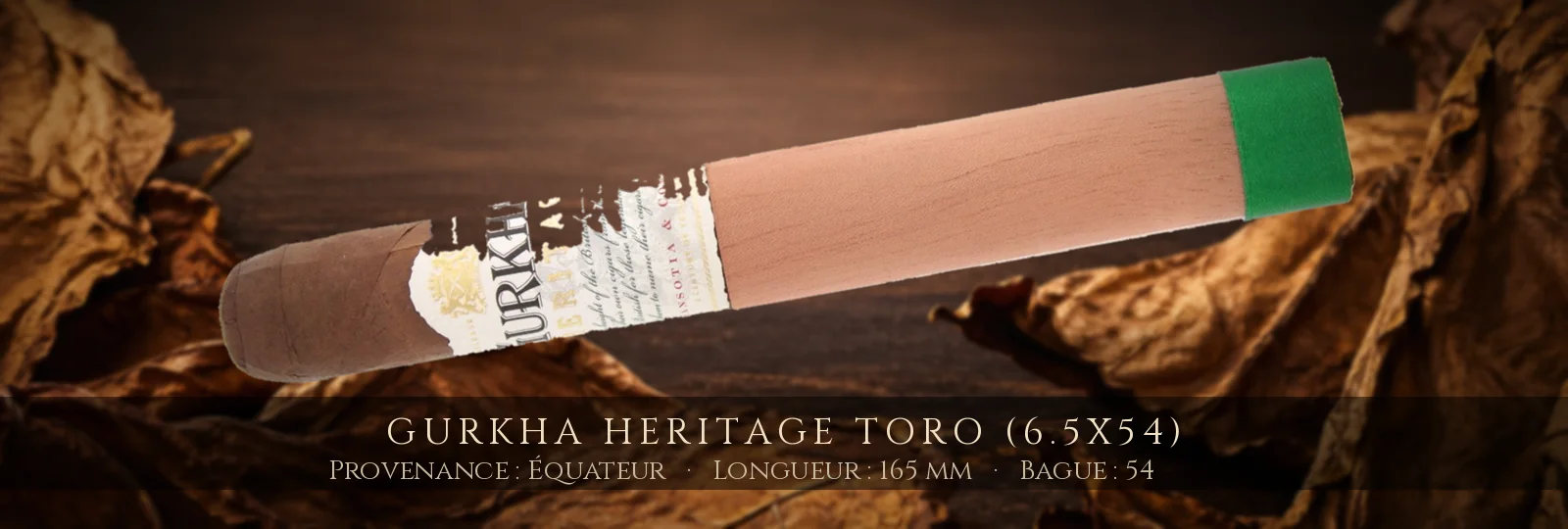 Gurkha Heritage Toro (6.5x54) — Gurkha — Équateur