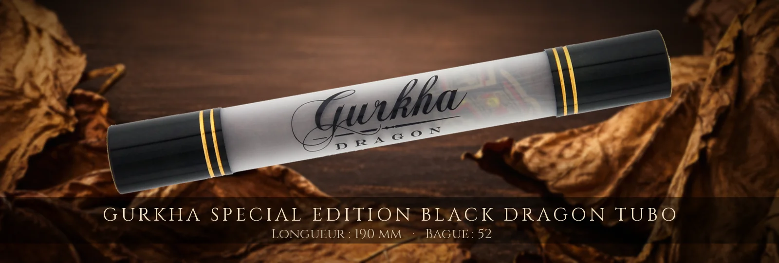 Gurkha Special Edition Black Dragon Tubo — Gurkha