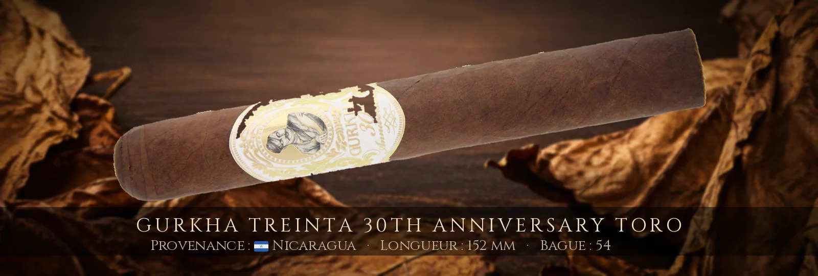 Gurkha Treinta 30th Anniversary Toro — Gurkha — Nicaragua
