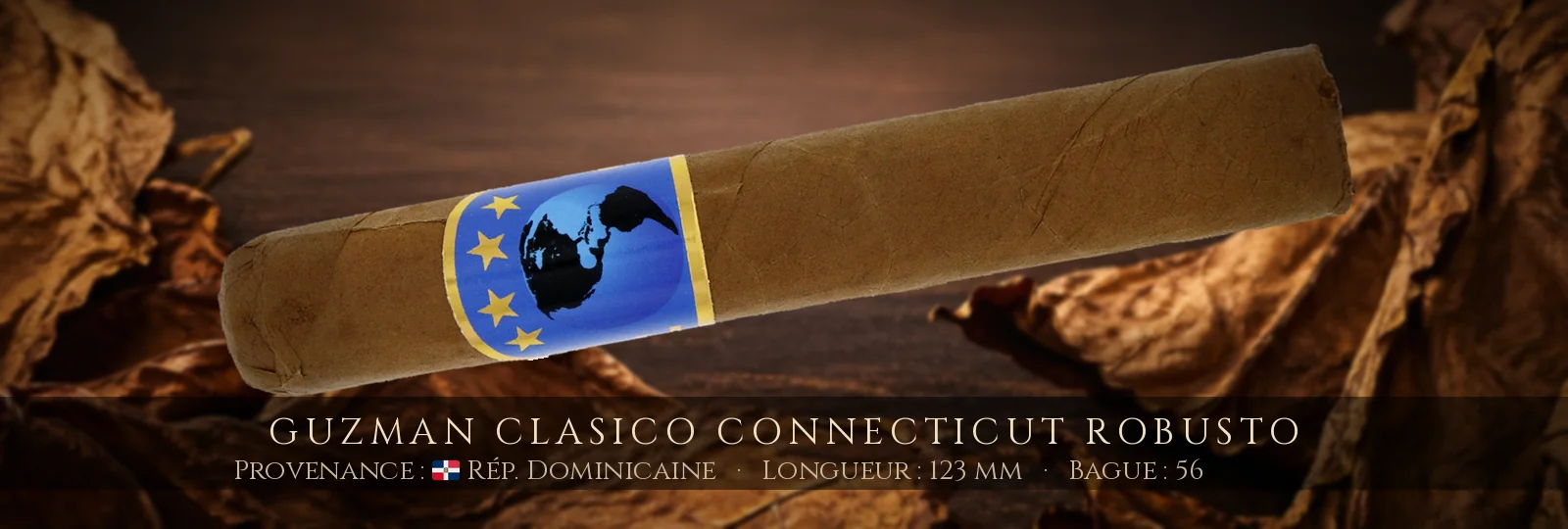 Guzman Clasico Connecticut Robusto — Guzman — République Dominicaine