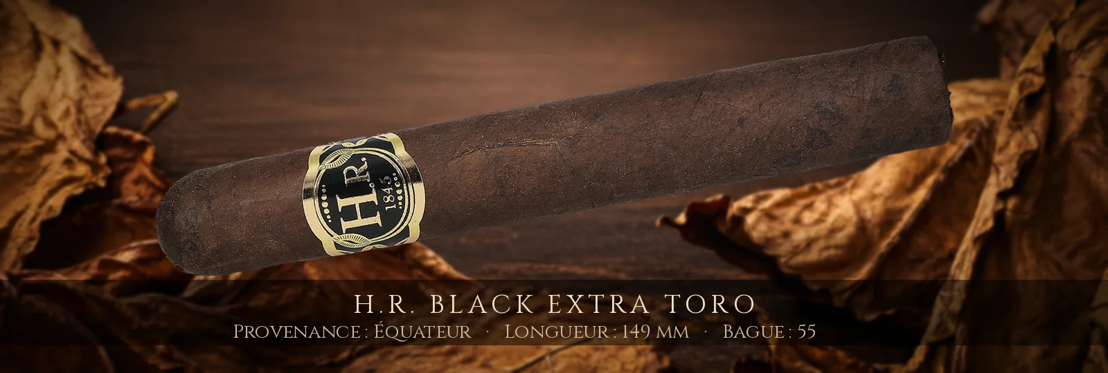 H.R. Black Extra Toro — H.R. — Équateur