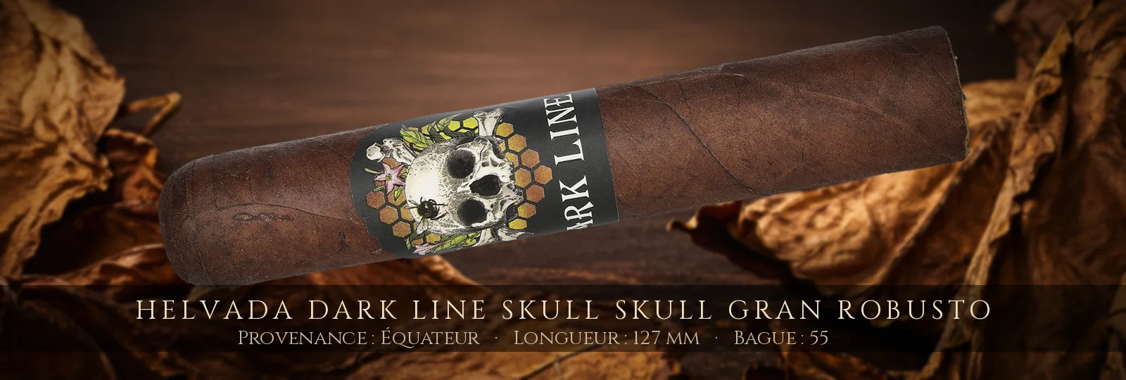 Helvada Dark Line Skull Skull Gran Robusto — Helvada — Équateur