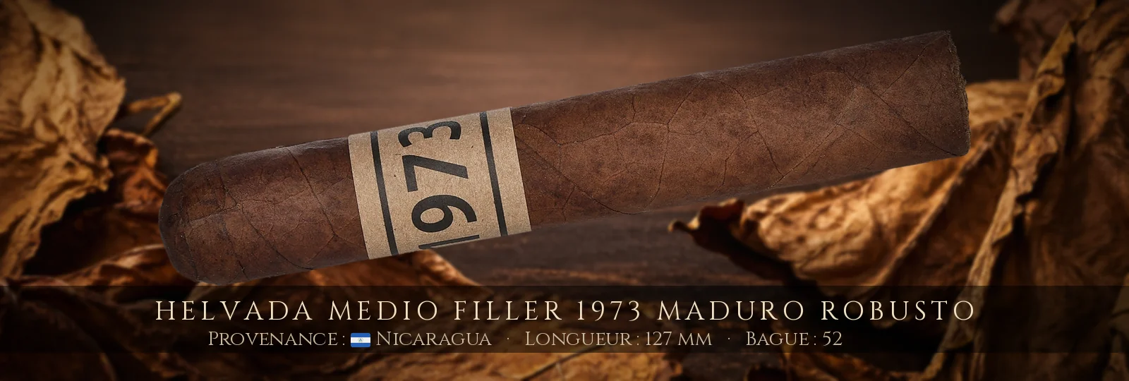 Helvada Medio Filler 1973 Maduro Robusto — Helvada — Nicaragua