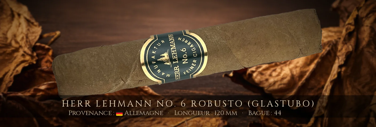 Herr Lehmann No. 6 Robusto (Glastubo) — Herr Lehmann — Allemagne