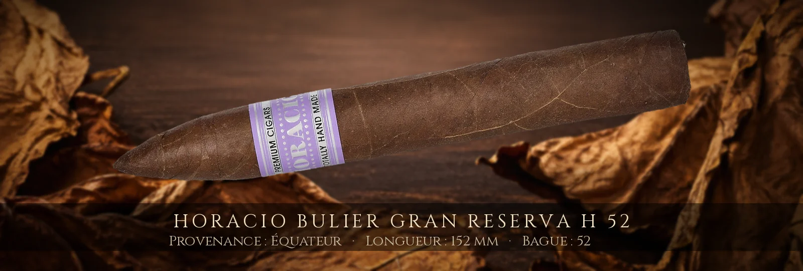 Horacio Bulier Gran Reserva H 52 — Horacio — Équateur